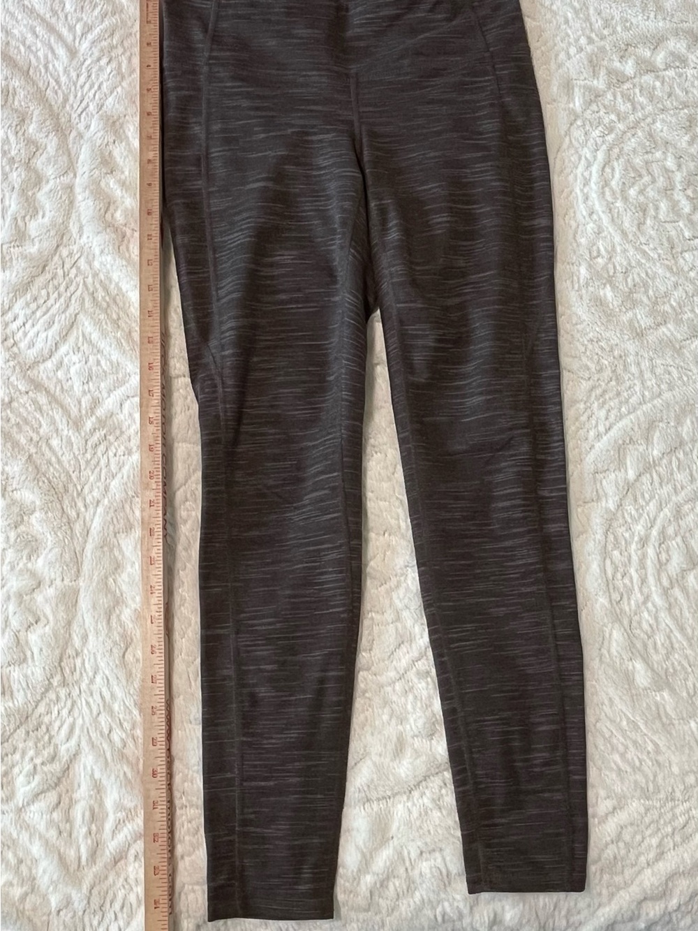Athleta Heathered Brown Leggings Size Medium